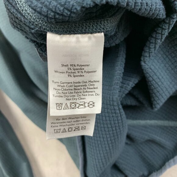 Eddie Bauer First Ascent Mens Sweater Medium Gray 1/4 Zip Fleece Lined Free Heat - Picture 12 of 12